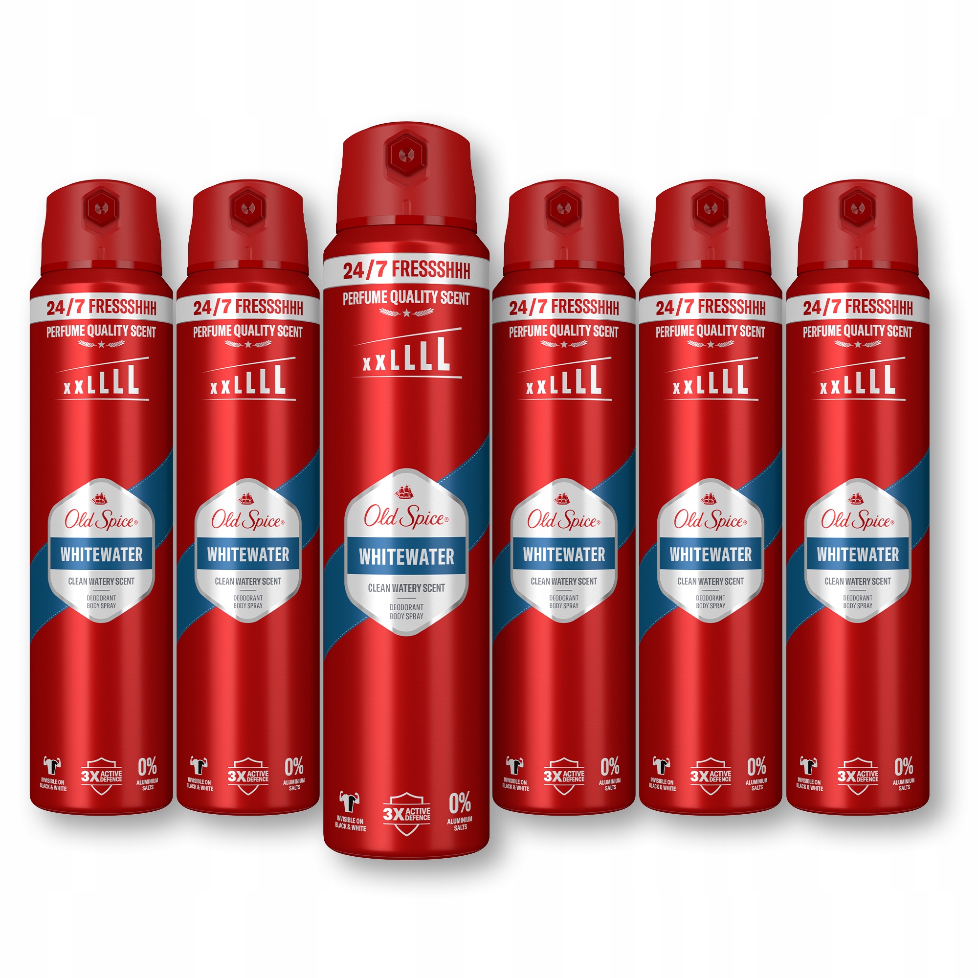 Deodorant v spreji Old Spice Whitewater pre mužov 6x250 ml